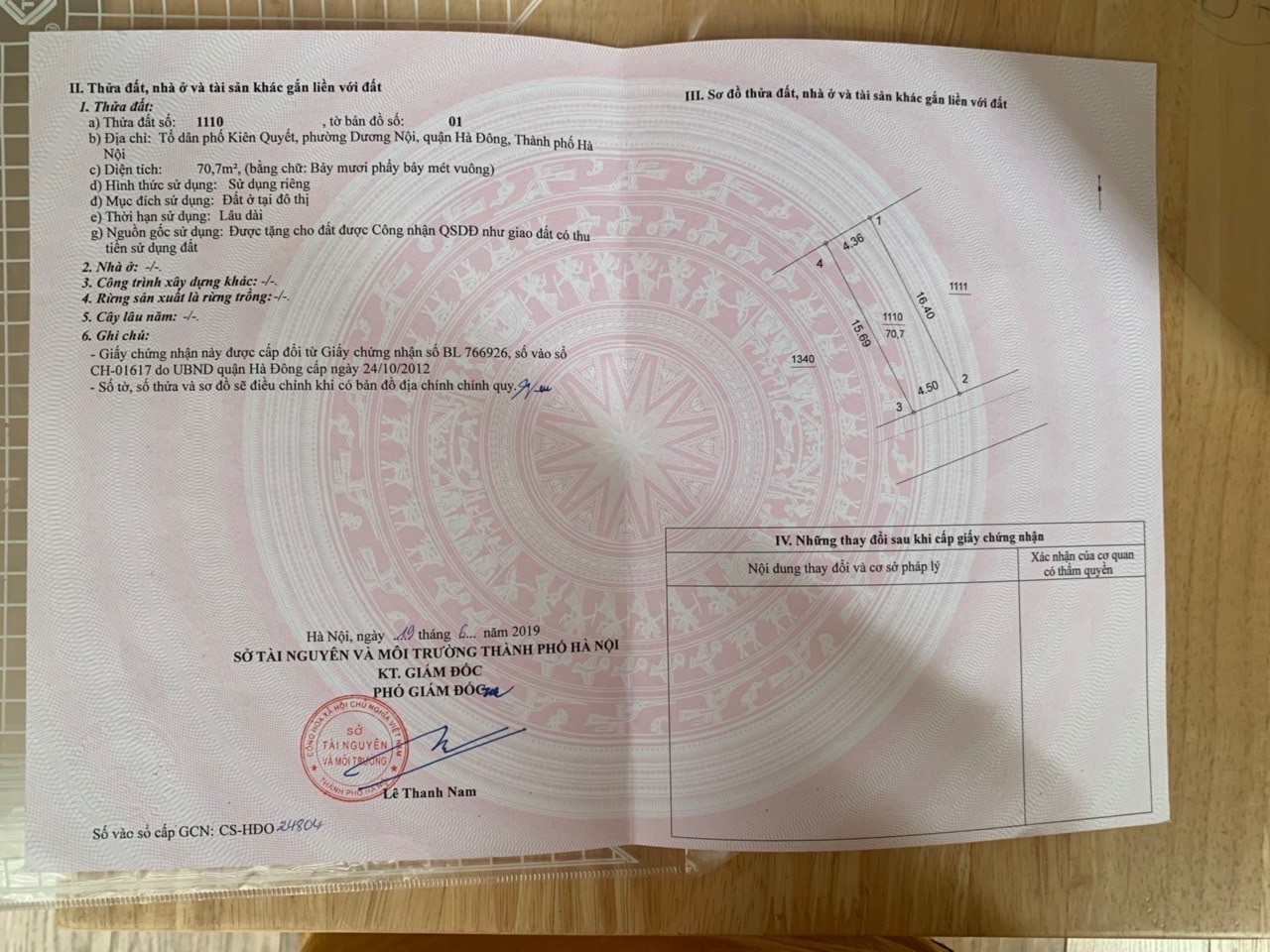 Chính chủ bán nhanh đất ở lâu dài tại Kiên Quyết – Dương Nội – Hà Đông – Hà Nội0